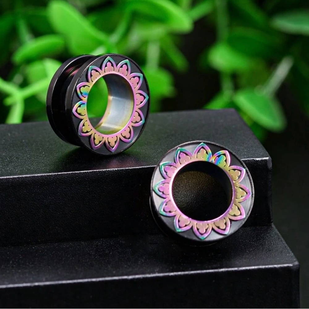 🔘16mm👂🏻Ear Tunnel/Plugs -316 Surgical Steel NWT